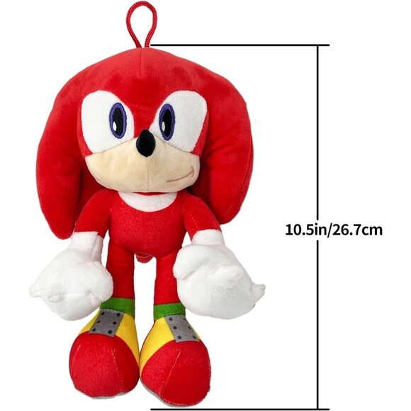 🆕  Knuckles Tail Hedgehog Figures Cotton Soft Stuffed Animals Game Doll Toys - Picture 3 of 8